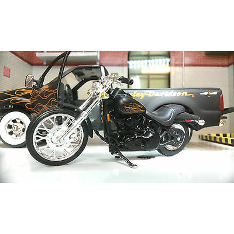 Ford F350 & Harley Davidson FX5TB 32181 Maisto 1:24