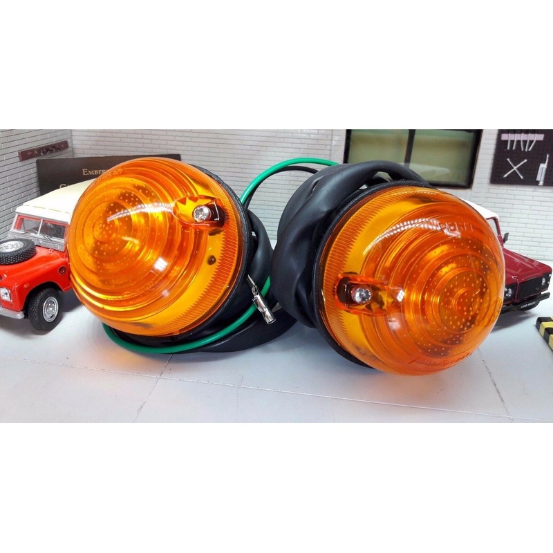Land Rover Defender Series 3 Amber Indicator Light Lamp Genuine OEM LEP Perei x2