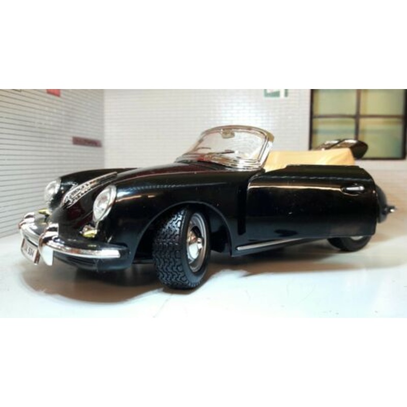 Porsche 356 Cabrio 1961 Black 22078K Bburago 1:24