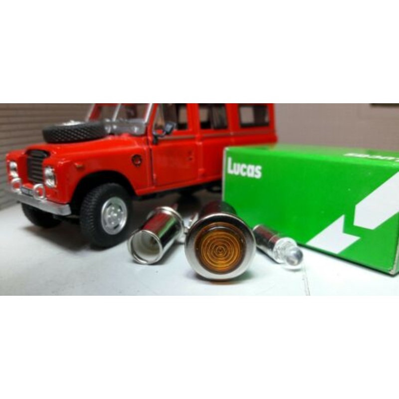 SPB357 OEM Lucas Amber LED Illuminated Warning Light Land Rover Series 2a 3