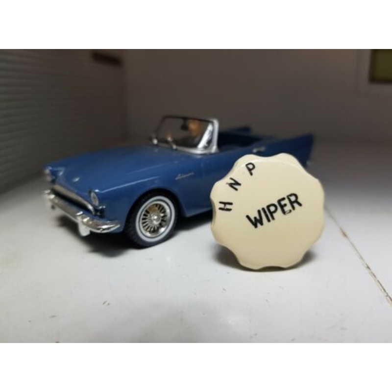 Sunbeam Alpine 1955-57 Lucas Ivory Cream Windscreen Wiper Switch Knob 318169