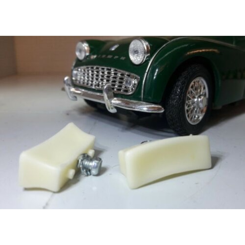 Triumph TR2 TR3 TR3a Round Smiths Heater Door Vent Handles Knobs x 2