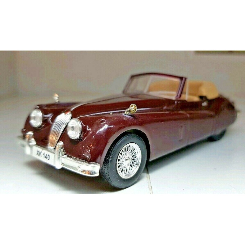1:43 Jaguar XK140 1954 XK Convertible Red/Maroon 0 O Scale Diecast Model Car