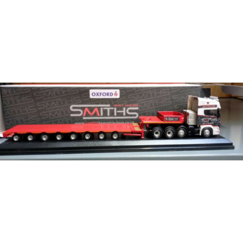 1:76 Smiths Scania R560 Nooteboom 8 axle Extending Trailer Low Loader OO/00