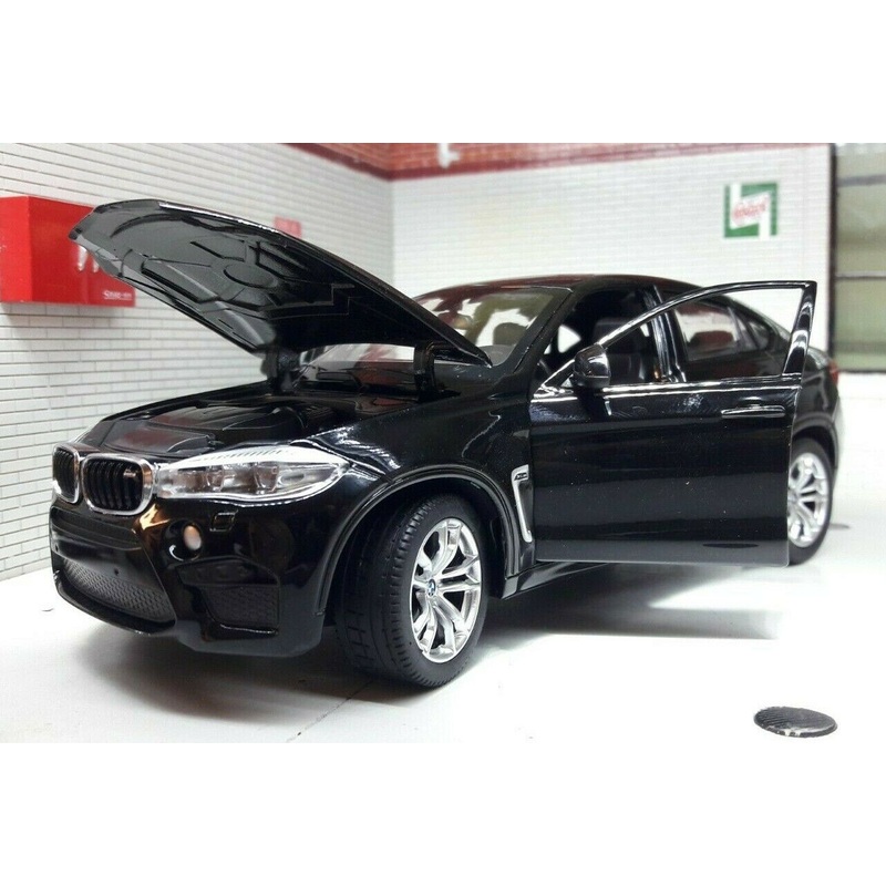 BMW X6 X6M Black 2018 4x4 4.4 V8 F16 Rastar 1:24