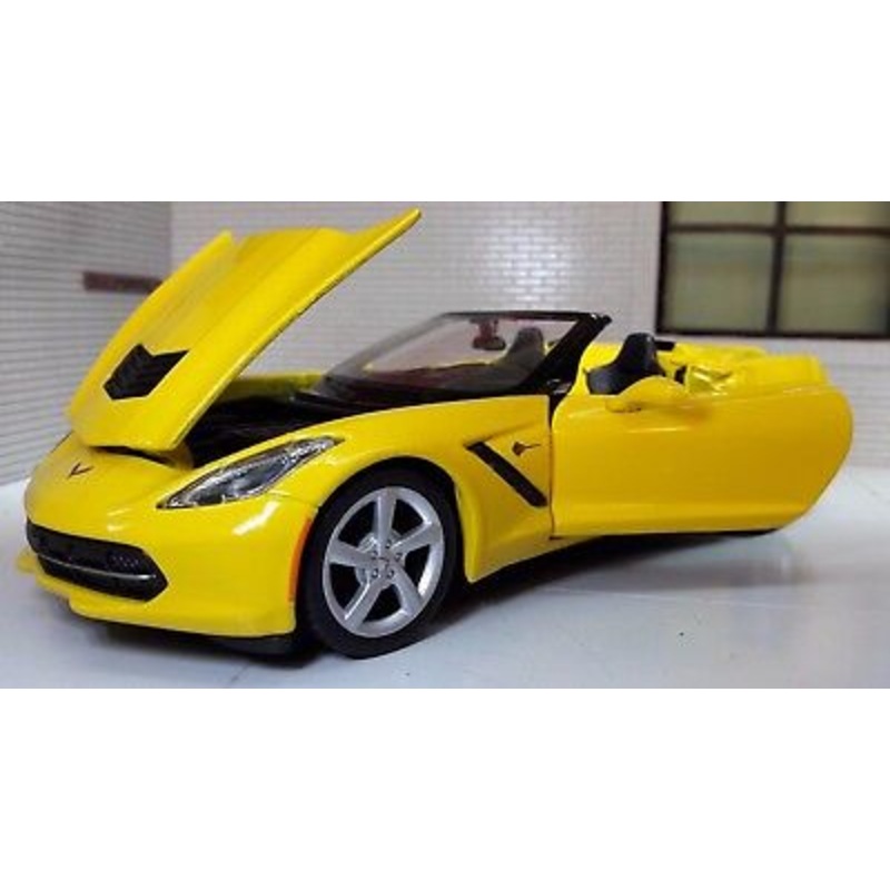 Chevrolet Corvette Convertible 2014 Yellow Maisto 1:24