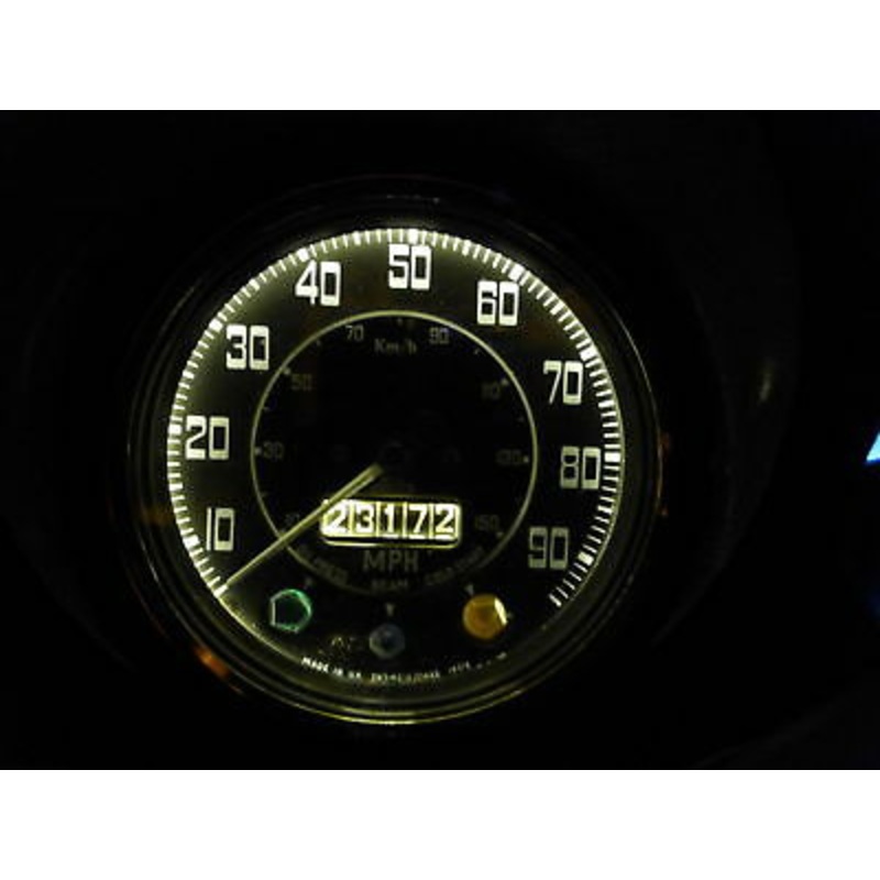 Classic Car POSITIVE EARTH Dash Dashboard light bulbs LED E10 screw fitting x4