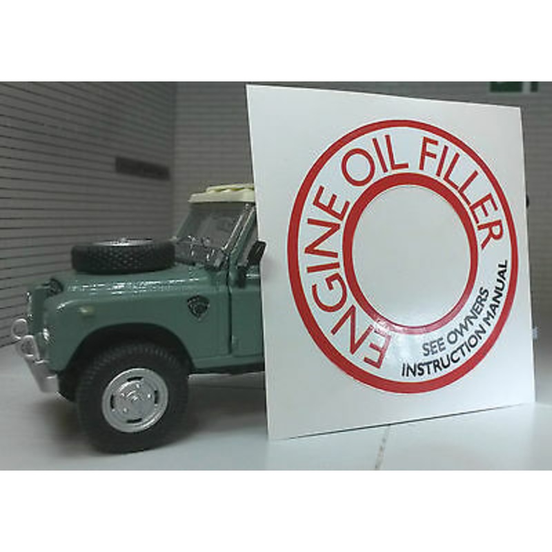 Engine Oil Filler Breather Cap Label Decal CRST262