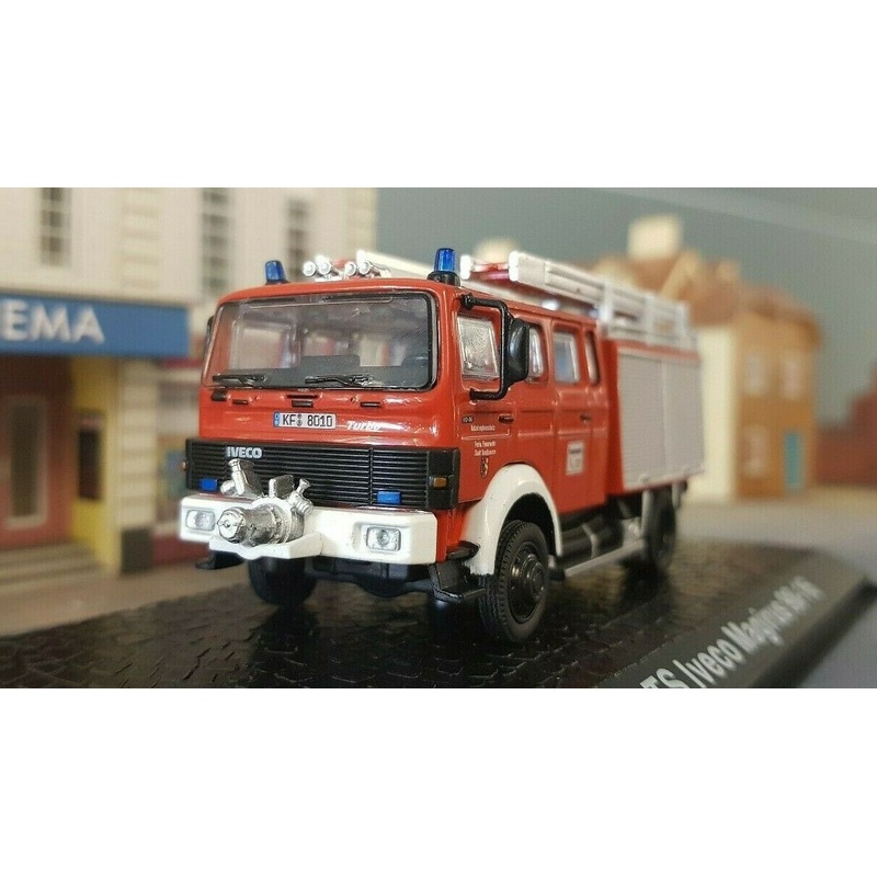 Iveco Magirus Fire Engine 90-16 LF 16-TS 1990 Feuerwehr  Model 1:72/76
