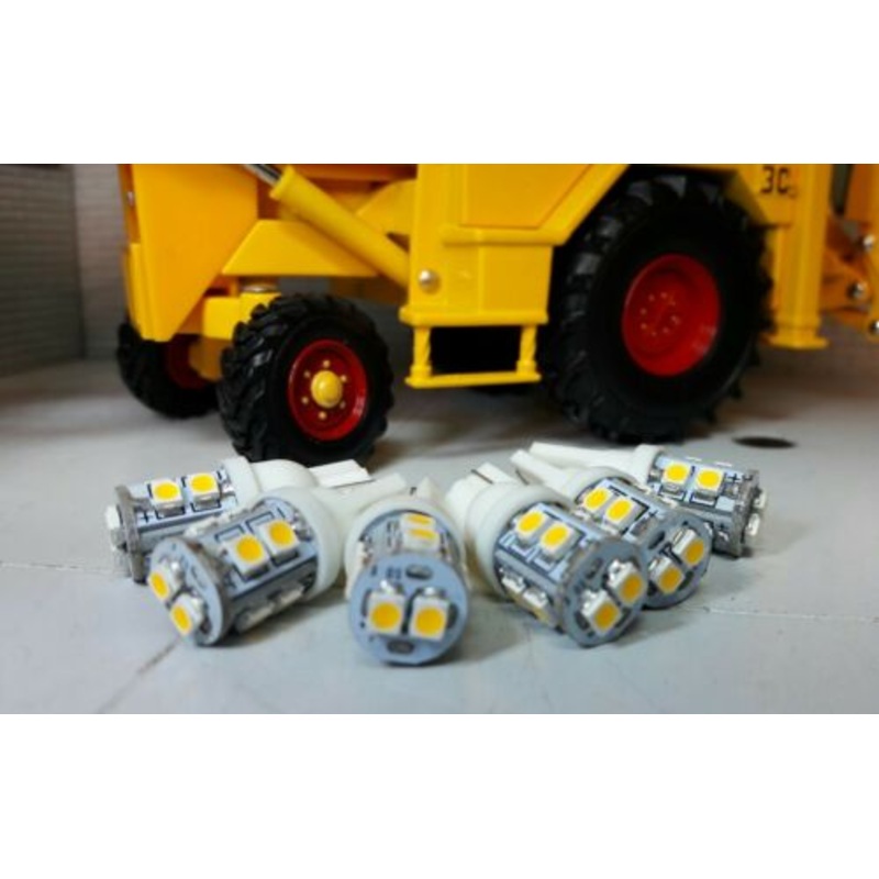 JCB 3C 3CX Digger Backhoe Dash Instrument LED Bulb Set 12v Bright Warm White