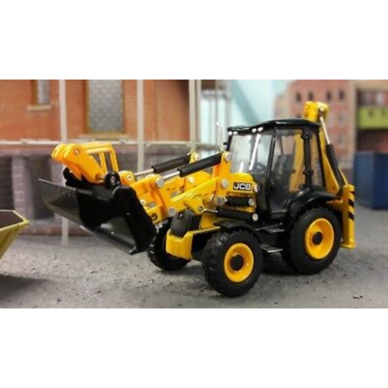 JCB 3CX ECO Excavator Digger 1:76 OO/00 Oxford Hornby Bachmann Scenecraft Model