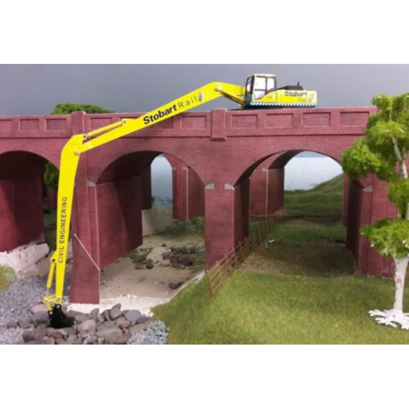 Komatsu Stobart Rail PC340 Tracked Excavator Digger 4664101 Atlas 1:76