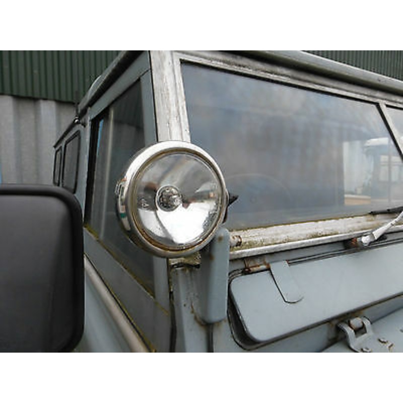 Land Rover Series 1 2 2a 3 5 Stainless Steel Worklights Spotlamps Maxtel Pair