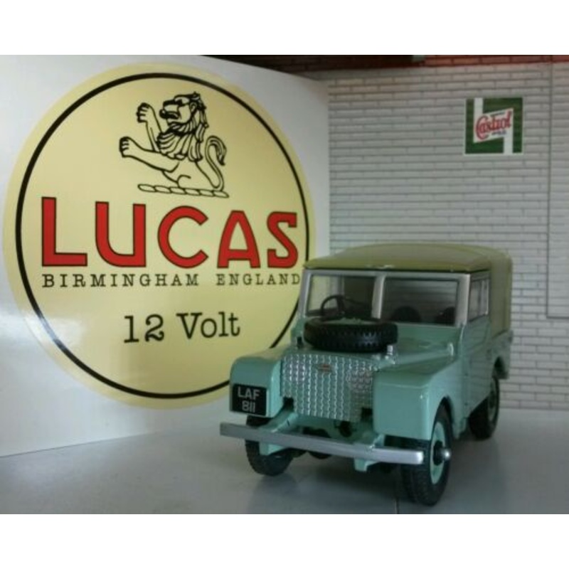 Land Rover Series 1 80 86 107 88 109 2 2a Lucas Lion Period Battery Cream Decal