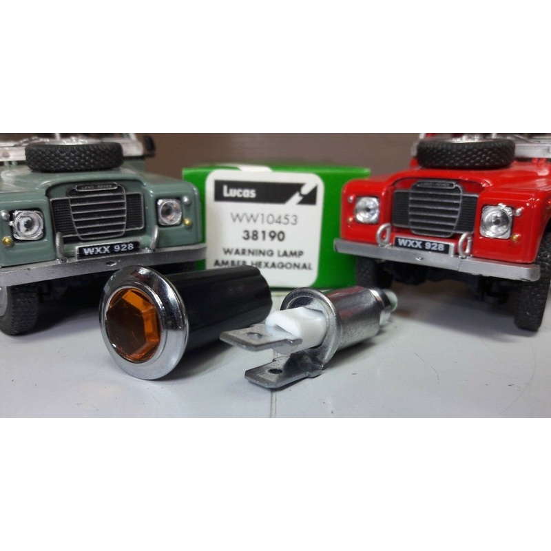 Lucas Amber Dash Warning Light Chrome LED Bulb