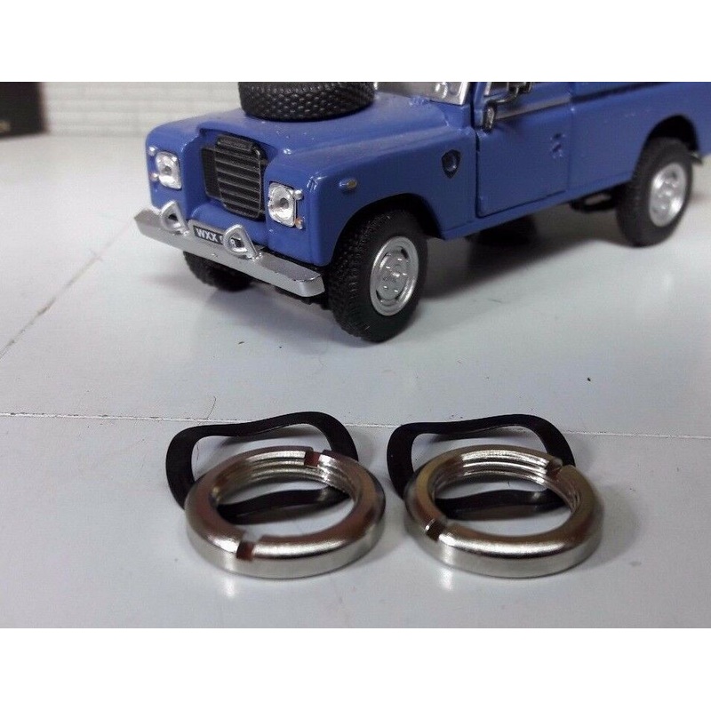 Lucas Durite Toggle Switch Nut Bezels Washer x2