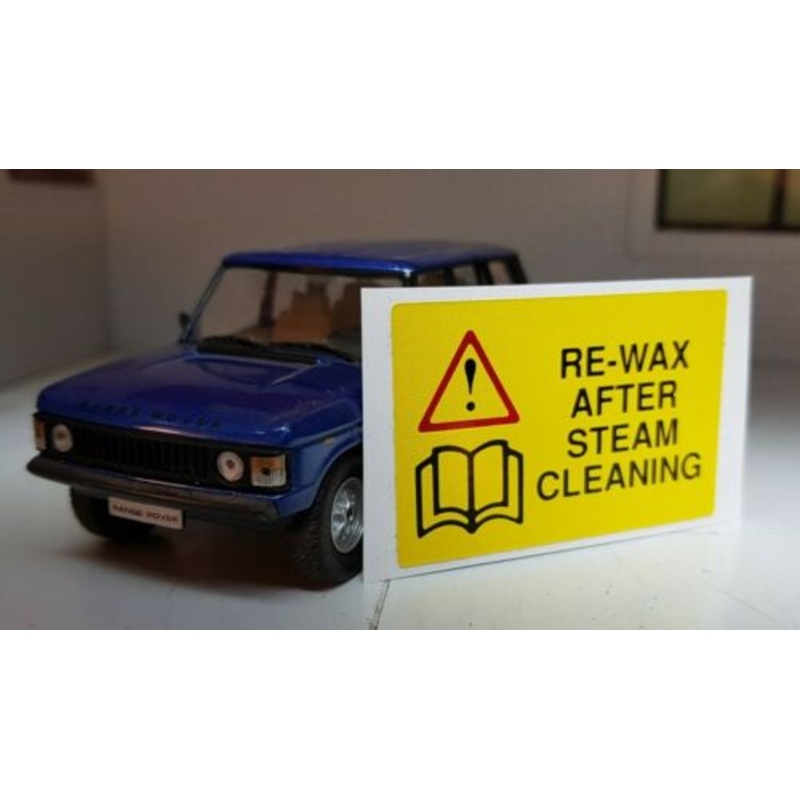 Range Rover Classic Discovery Defender Front Panel Re-Wax Decal Label Badge