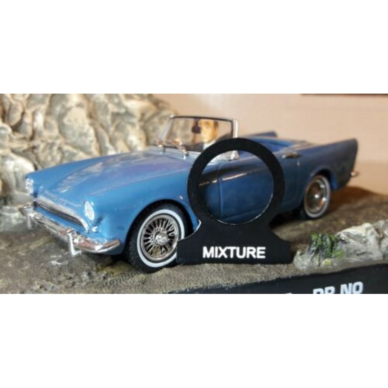 Sunbeam Alpine Tiger Daimler Dart Dash Panel Mixture Switch Tag Modern Type