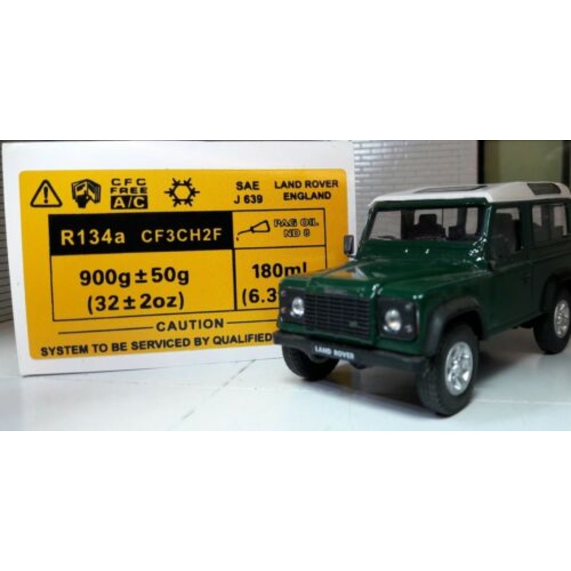 A/C Air Conditioning V8 300TDi TDi Decal Sticker NAS Land Rover Defender