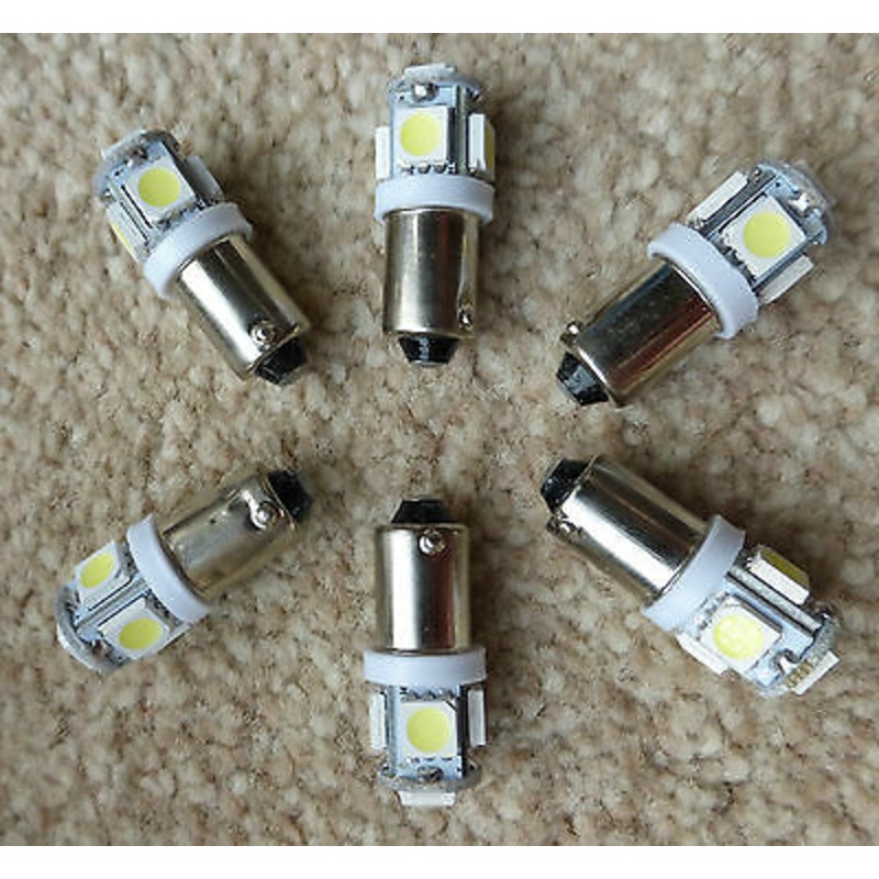 Ford Anglia Prefect Cortina 643 Dash Instrument Panel LED Light bulbs upgrade x6