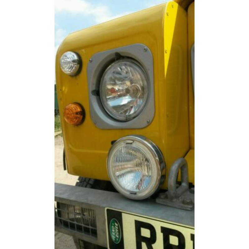 Land Rover Series 5 Stainless Steel Spotlamps Driving Spotlights MAXTEL Pair
