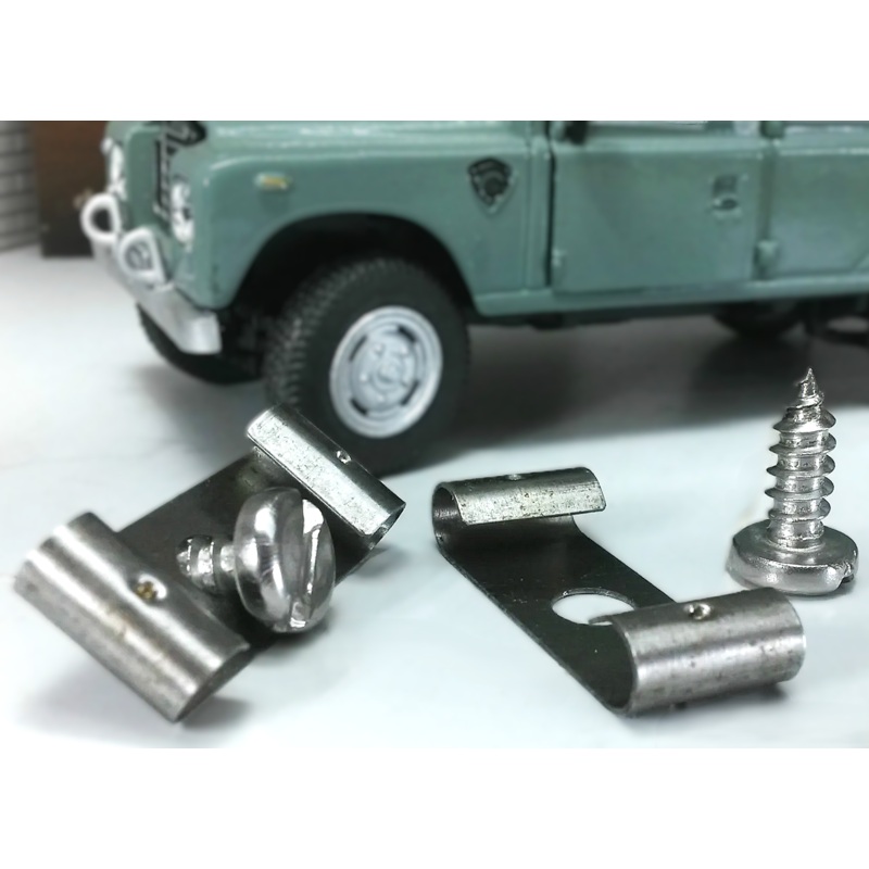 Land Rover Series Earth Lead Clip Bullet Terminals & Screws 236366 C5204 x2