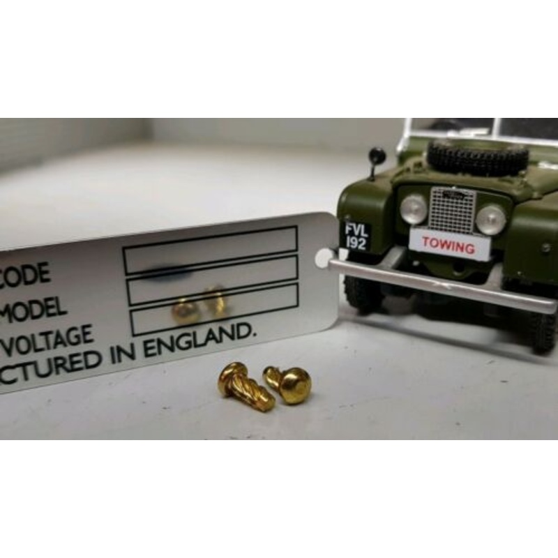 Rivets for Smiths Round Heater Metal Voltage Plate Land Rover Series 1 2 2a
