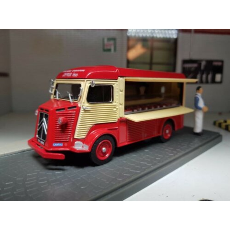 Citroen H Type Model Van Butcher Meat Delivery IXO Atlas & Figure 1:43