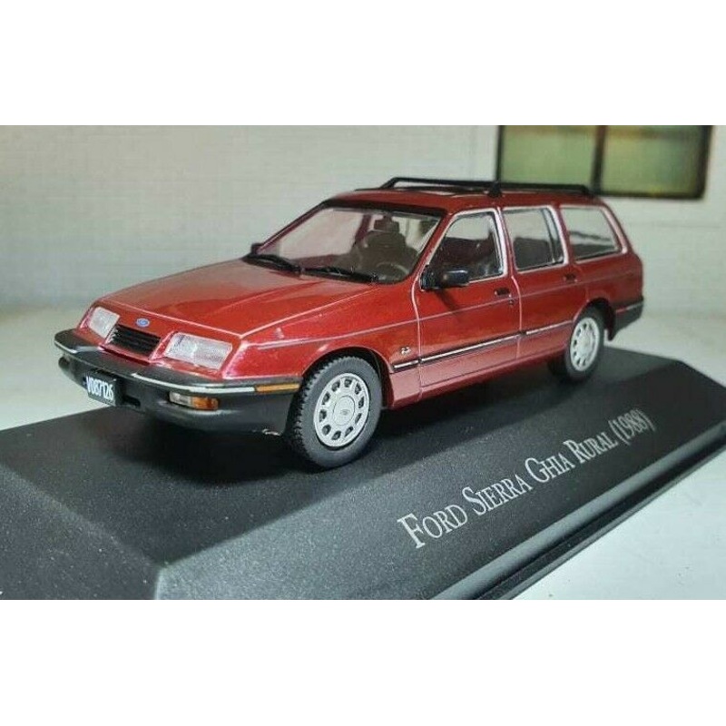 Ford Sierra Ghia 1.6 2.0 Mk1 Red 1988 Estate Demag 1:43