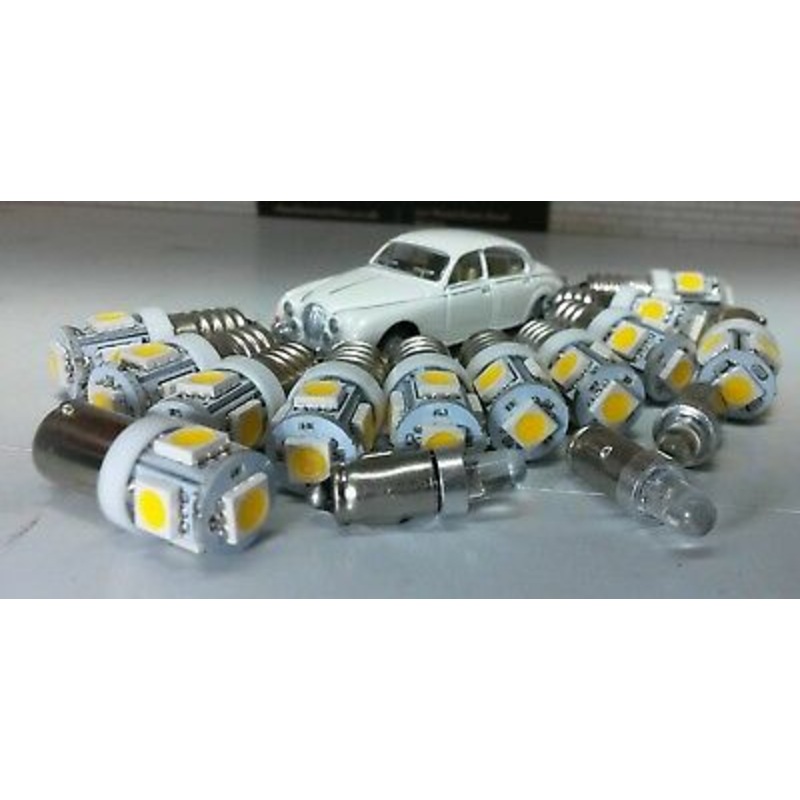 Jaguar Mk2 Daimler V8 LED Instrument / Dash Bulb Complete Set