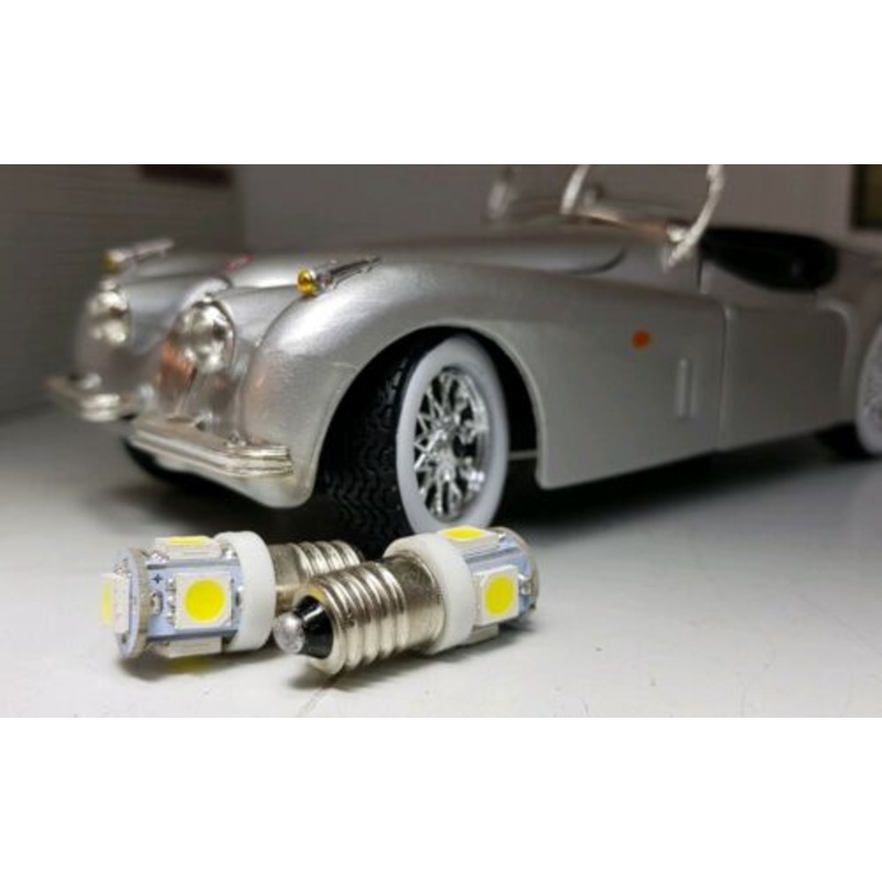 Jaguar XK120 Xk140 XK XKE E-Type 5 LED Instrument Bulb Upgrade x2 (Choice of Colour)