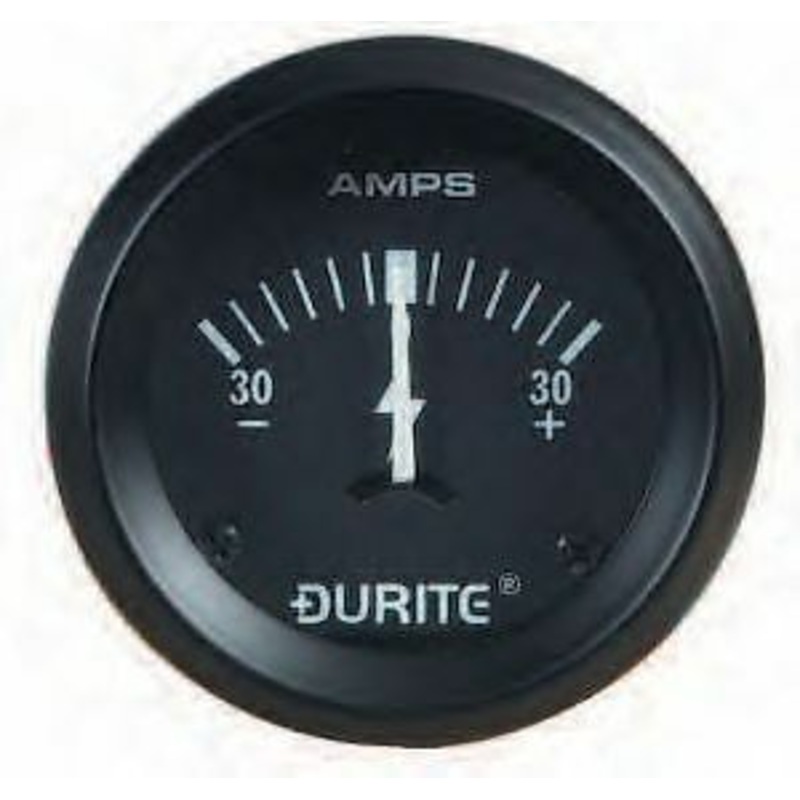 Land Rover Series 1 2 2a 3 Dash Panel 2 Auxiliary Ammeter Illuminated Gauge