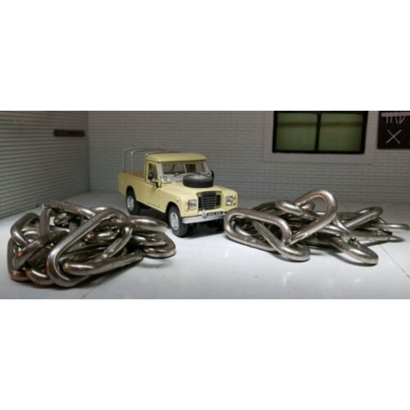Land Rover Series 2 2a 3 Defender Stainless Steel Tailgate Chain Support x2