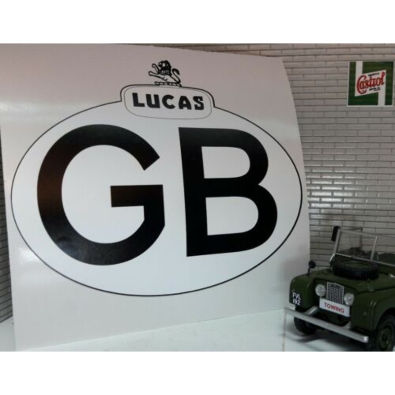 Land Rover Series 2a 3 Classic Camper Lucas GB Great Britain Touring Decal