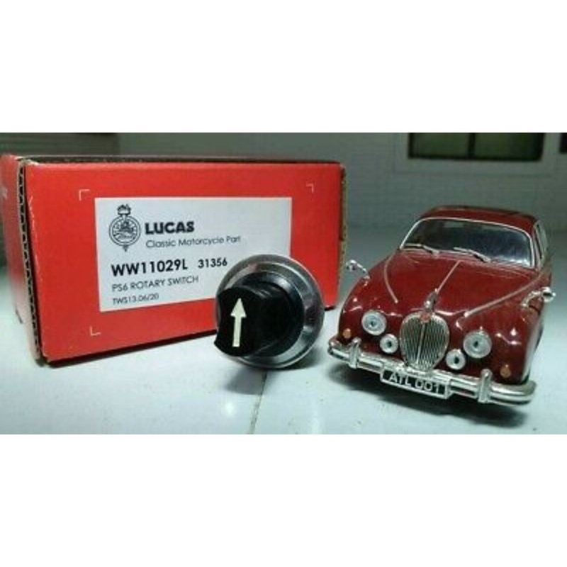 Lucas PS6 Panel Rotary Switch 31356 31276 Rover P4 Jaguar Mk 1 2 Arrow Logo