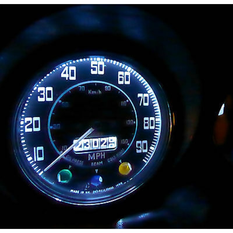 Rover P5 P6 2000 LED E10 MES Dash Instrument Bright Xenon White Bulb x4 Upgrade