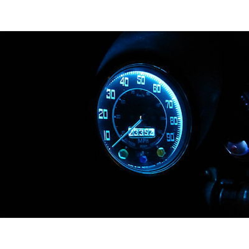 BA9S LLB233 MES SMD LED Bulb Instrument Dash Upgrade Set Cool Bright Ice Blue x4