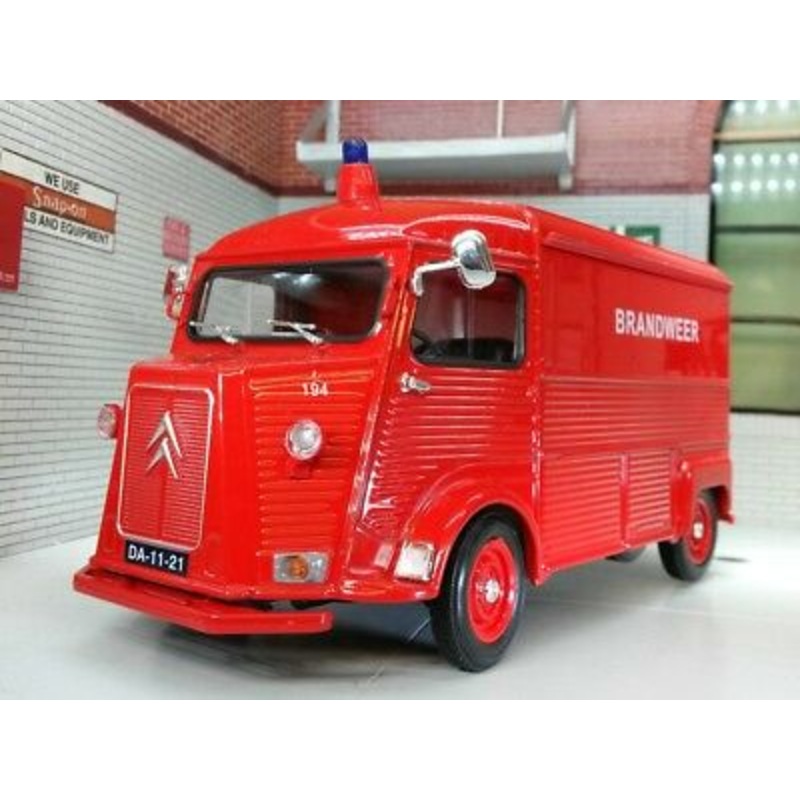 Citroen H Type Dutch Brandweer Fire Engine Van 24019 Welly 1:27/1:24