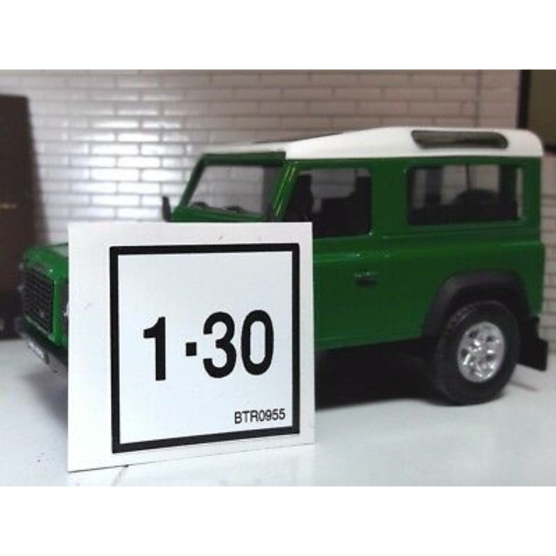 Land Rover Discovery Defender 200TDI BTR0955 Engine Bay Label Decal Sticker 1.30
