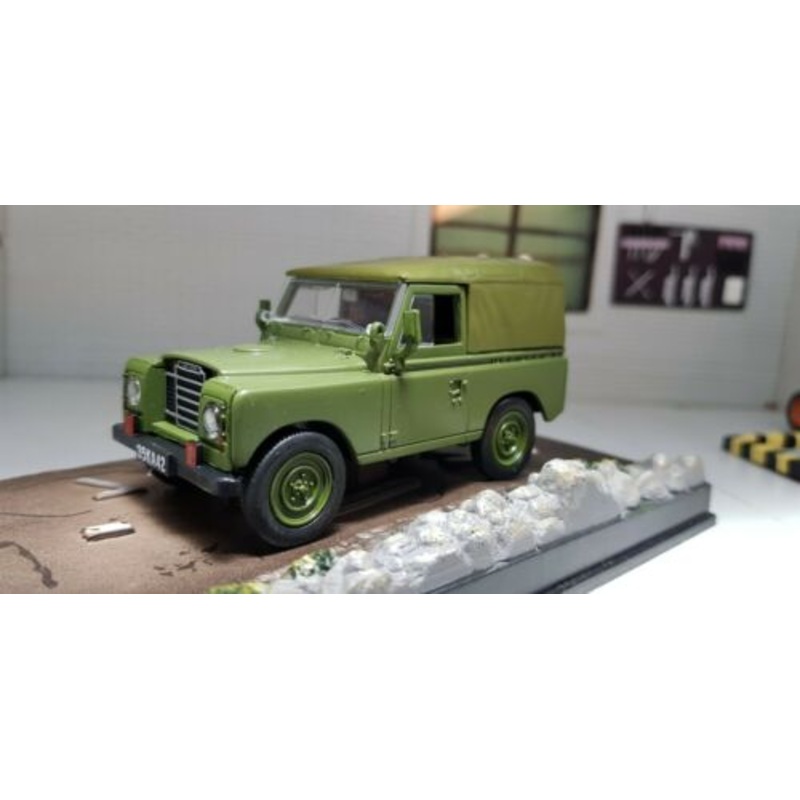 Land Rover Series 3 88 SWB Utility Canvas Army Pickup Oxford 1:43