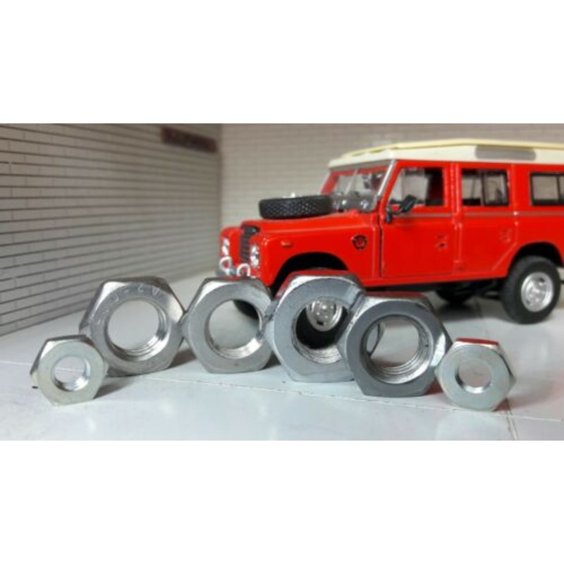 Transfer, Gearbox & Overdrive Knobs Locknut Nut Set Land Rover Series 1 2 2a 3