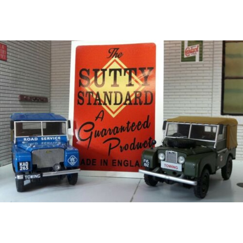 Vintage Sutty Foot Pump Label Decal for Land Rover Series 1 2 2a 3 Tool Kit