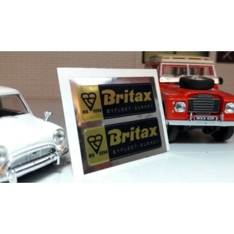 Britax Lyfe-Lok Seatbelt Seat Belt Clasp Buckle Decal Sticker Classic Land Rover