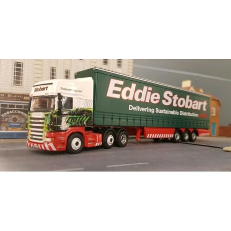 Eddie Stobart Scania Lorry Curtainside Tautliner Wagon Model 1:76 H123