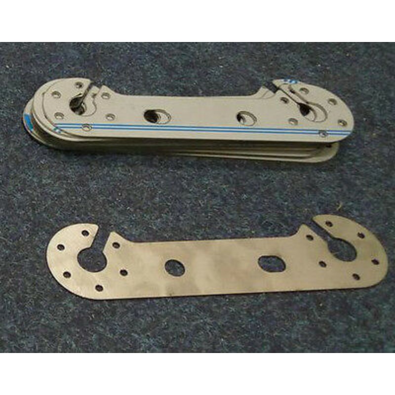 Land Rover Defender Dixon Bate Stainless Towing Twin Socket Mount Hitch Plate