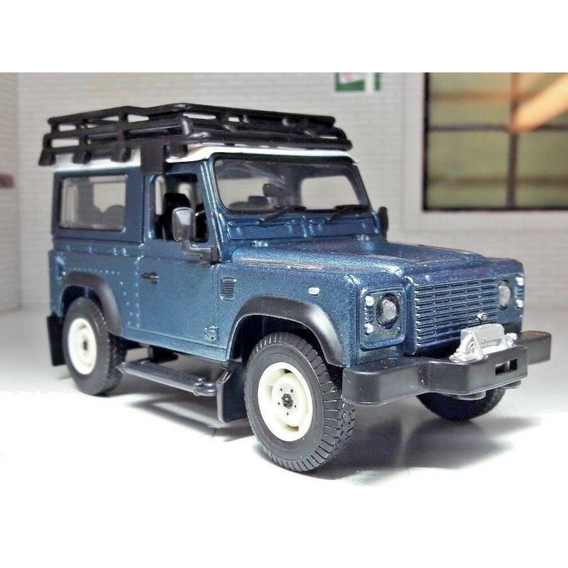 Land Rover Defender TDi TD5 90 With Warn Winch & Roof Rack Britains  1:32