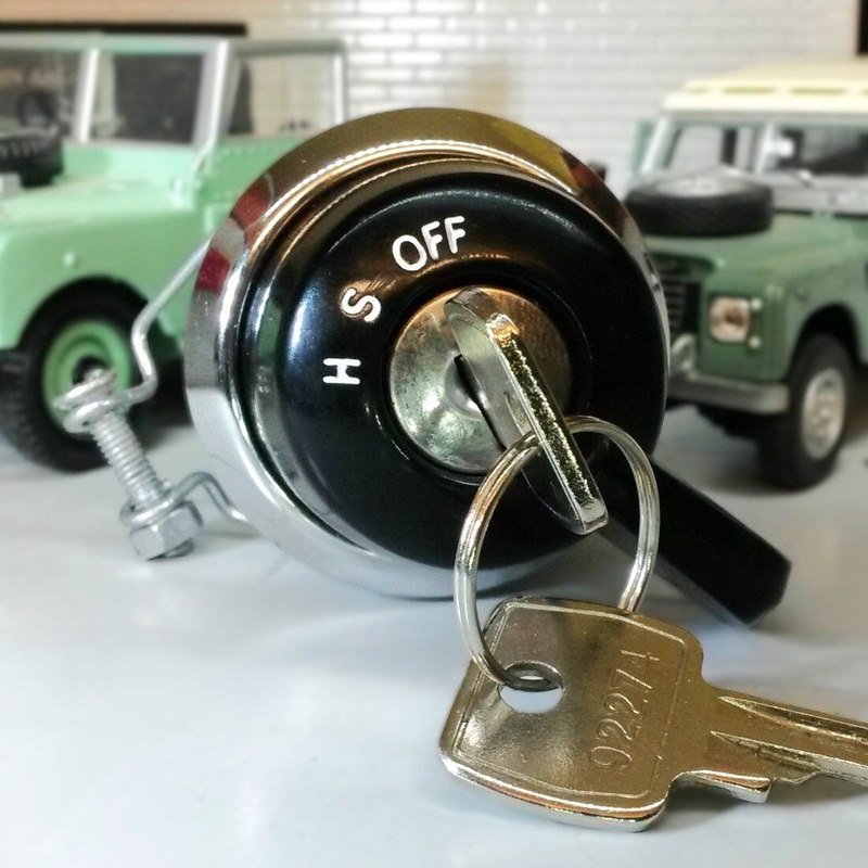 Land Rover Sidelight Headlight Ignition Switch Series 2 2a Lucas Knob Barrel Key