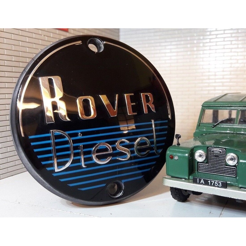 Rover Diesel 2 Litre Engine Grill Panel Badge Land Rover Series 1 2