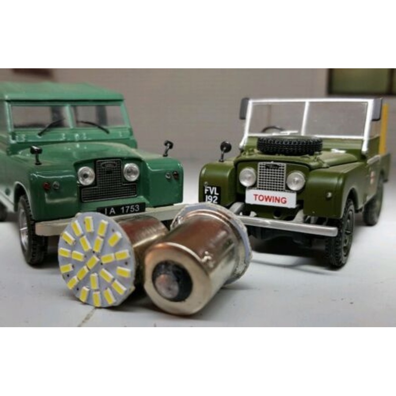 Toy Toylander Land Rover Series Defender 1/2 Scale Bright LED Headlamp Bulbs x2