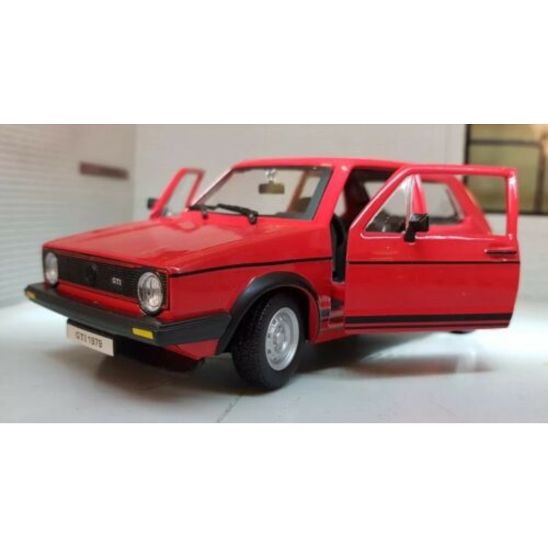 VW Golf Mark 1 Mk1 GTi 1.6 1.8 Red 1979 Bburago 1:24